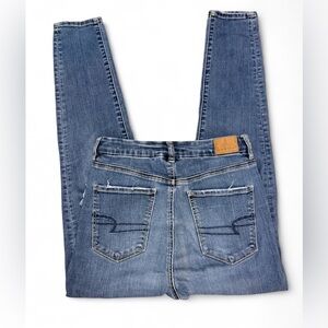 American Eagle Outfitters High Waisted Blue Denim Jeans
